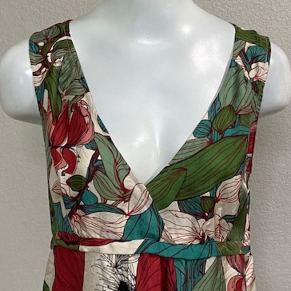 Farhi Silk Floral Top Size 6 - Picture 2 of 8